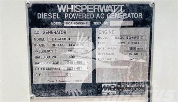 MultiQuip WHISPERWATT DCA400SSI4F Generatori na plin