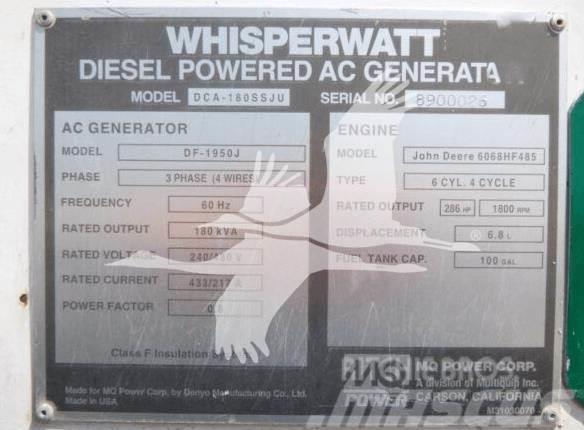 MultiQuip WHISPERWATT DCA180SSJU Generatori na plin