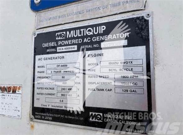 MultiQuip WHISPERWATT DCA400SSI4i Generatori na plin