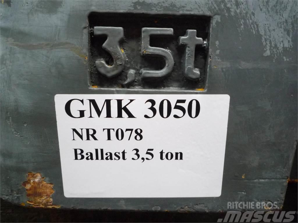 Grove GMK 3050 counterweight 3,5 ton Delovi i oprema za kran