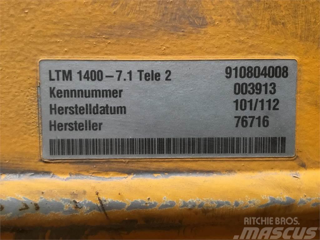 Liebherr LTM 1400-7.1 telescopic section 2 Delovi i oprema za kran