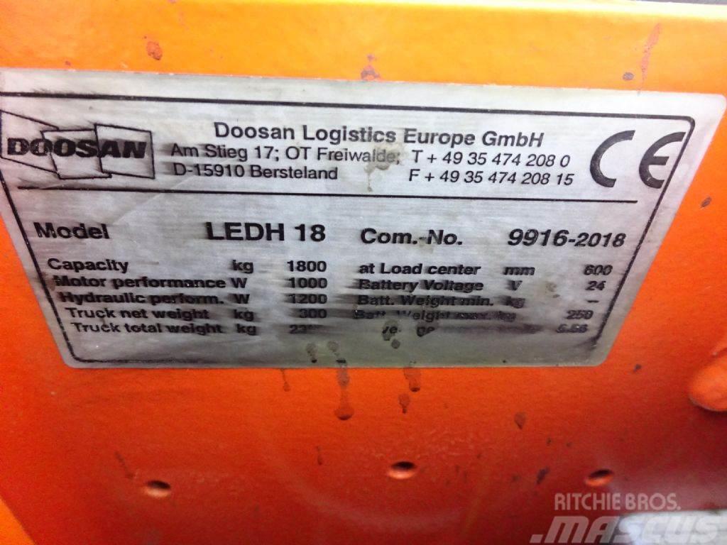 Doosan LEDH18 Nisko podizni električni viljuškar